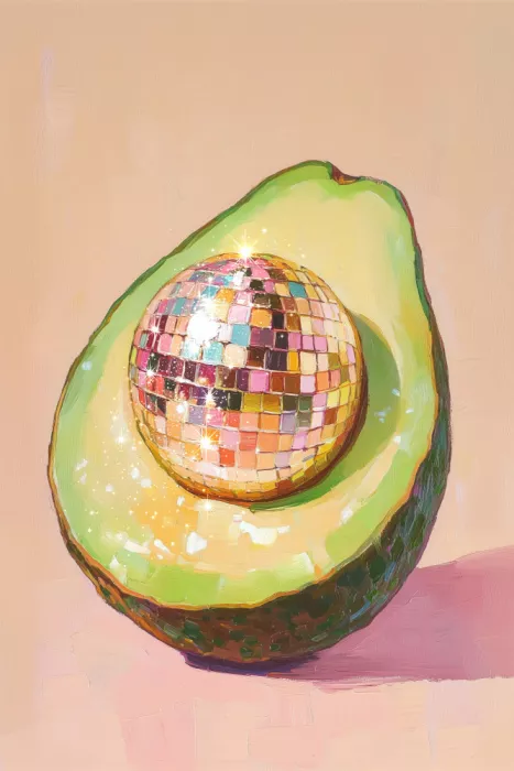 Prints, Art Melloi: Delicia Disco Aguacate