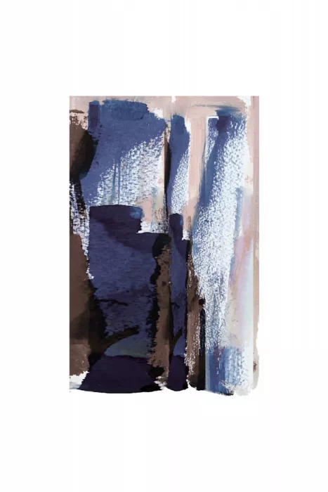 Kulkarni, Nilesh: Abstract Pink Blue