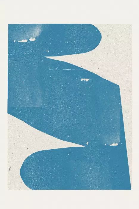 Studio, Miuus The: Blue Abstract Curve
