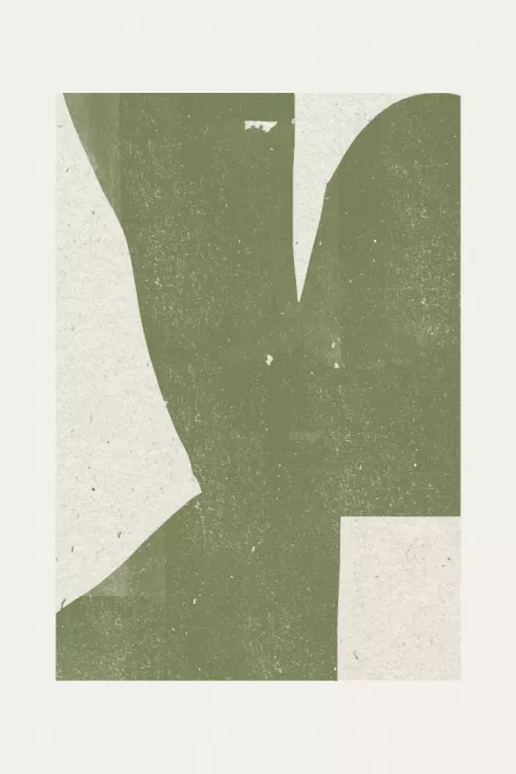 Studio, Miuus The: Green Abstract Form