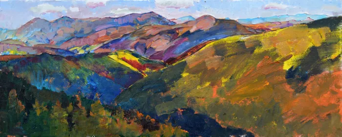 Kutsachenko, Andrii: Sunset in the mountains