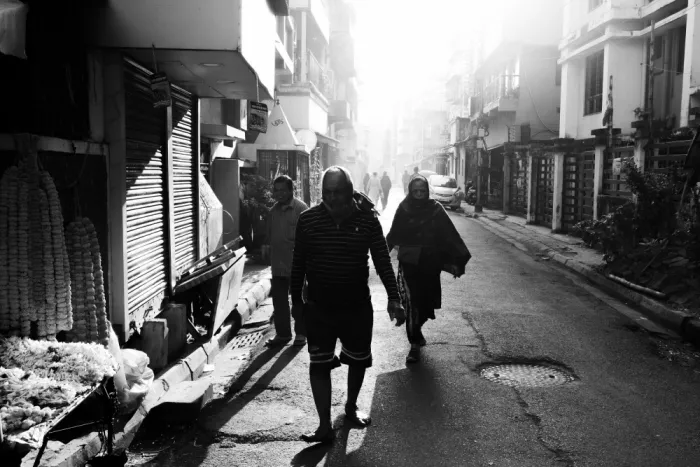 Das, Subhajit: A foggy winter morning