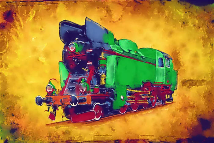 Kulik, Rafal: Illustration Sépia Train 51
