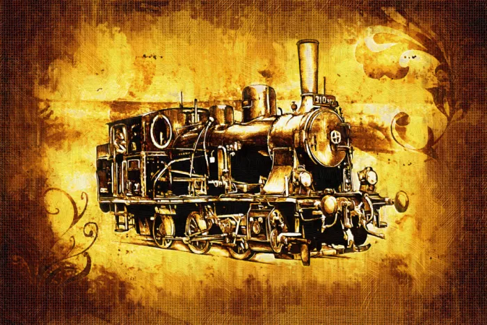 Kulik, Rafal: Train - Illustration en Sépia 59