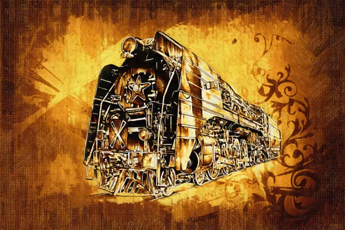 Kulik, Rafal: Train - Illustration à la sépia 78