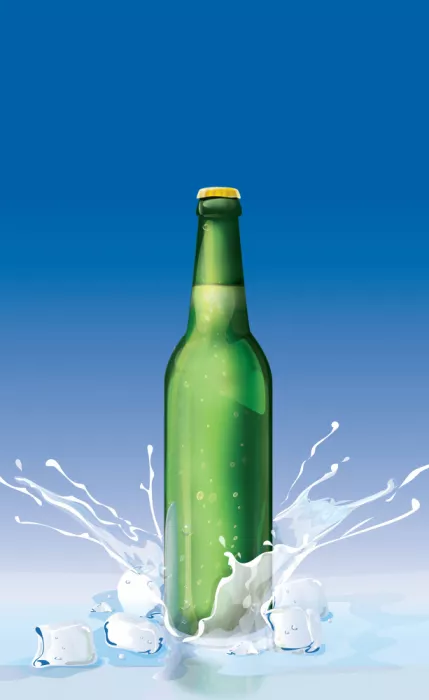 Nicholas: Green Beer Bottle