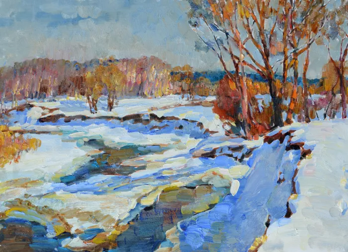 Kutsachenko, Andrii: Winter landscape