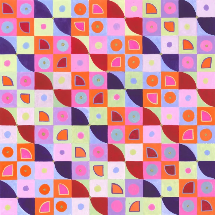 Brent, Isabelle: Motif de carrelage diagonal