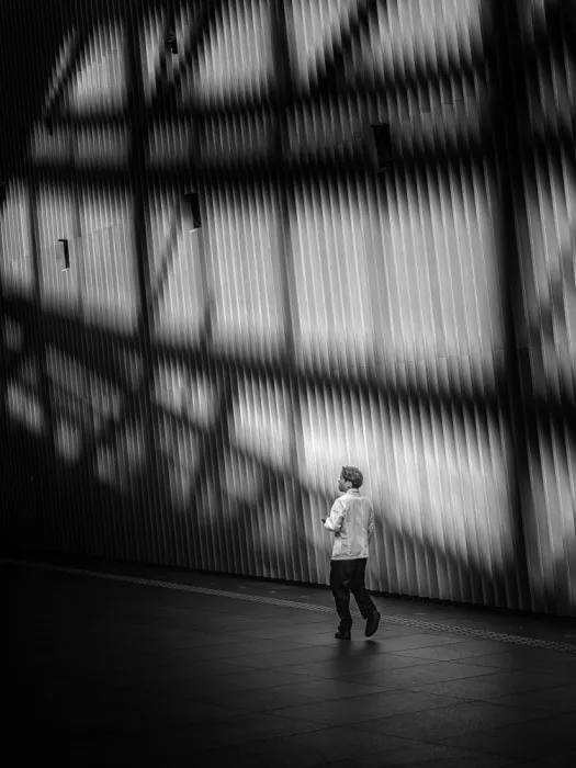 Yamamoto, Eiji: Light and shadow on the wall
