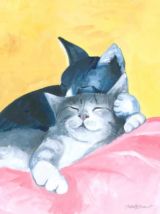 Brent, Isabelle: Gatos en siesta abstractos