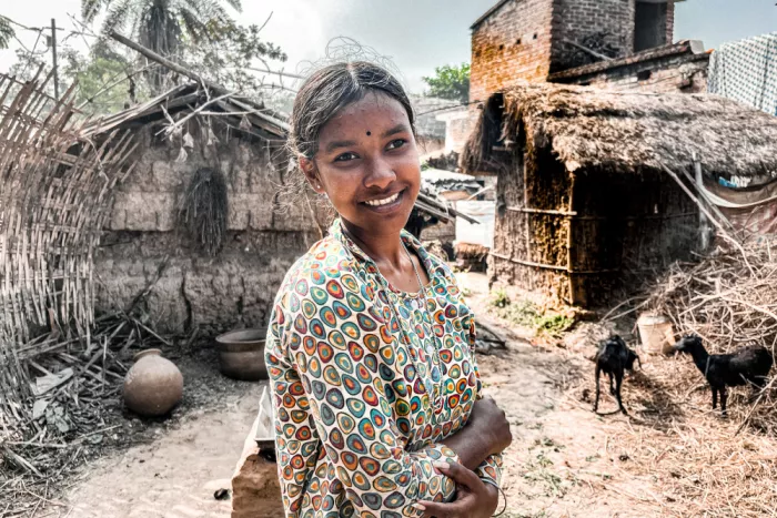 Das, Subhajit: Portrait of a tribal girl