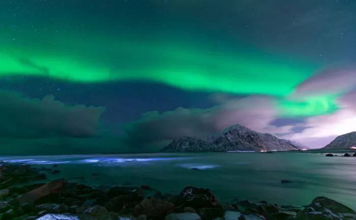 dem, Auf Andrea: Northern lights at Lofoten
