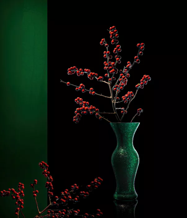 Zhong, John-Mei: Red beans and green vase