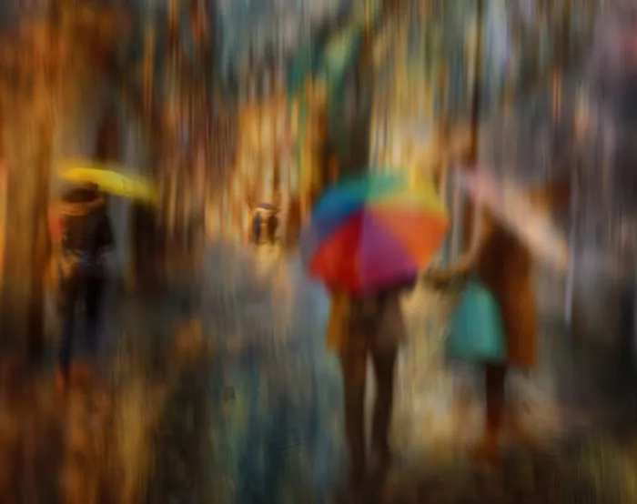 Ohlendorf, Anette: Colours in the rain