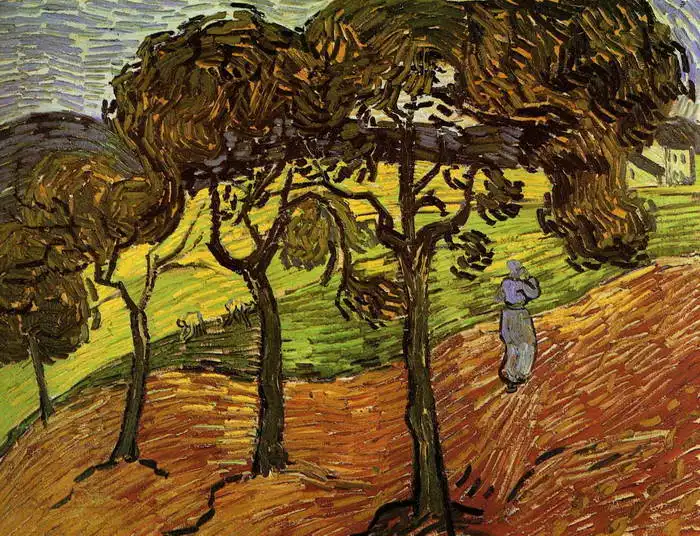Gogh, Vincent van: Paysage avec arbres