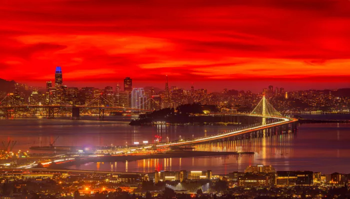 Lin, Ning: San Francisco Sunset View