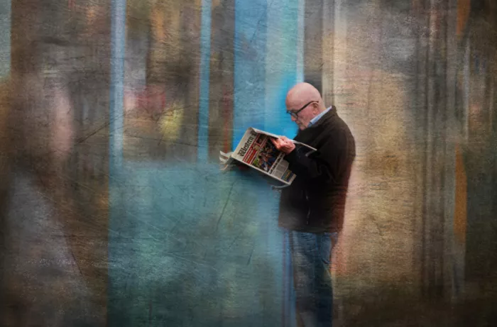 Ohlendorf, Anette: The newspaper reader