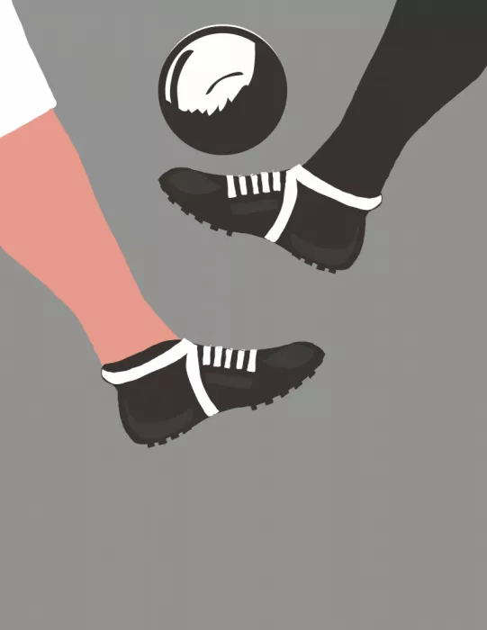 Nicholas: Vintage Fußballspieler