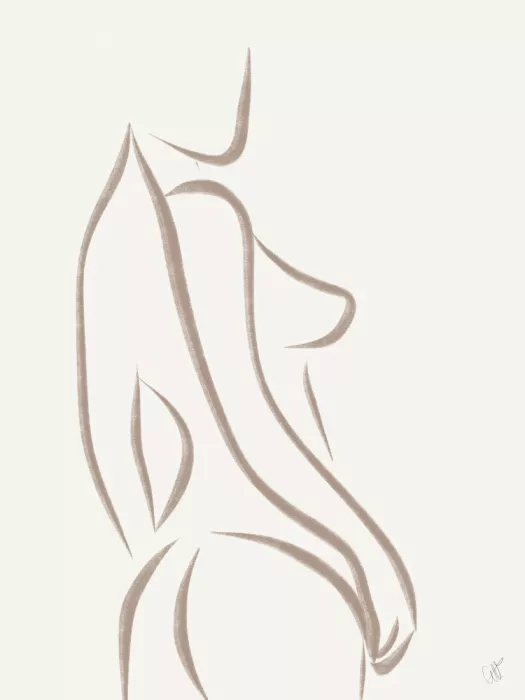 Volfova, Anne-Marie: Žena 3 - Pantone 2025 Mocha Mousse