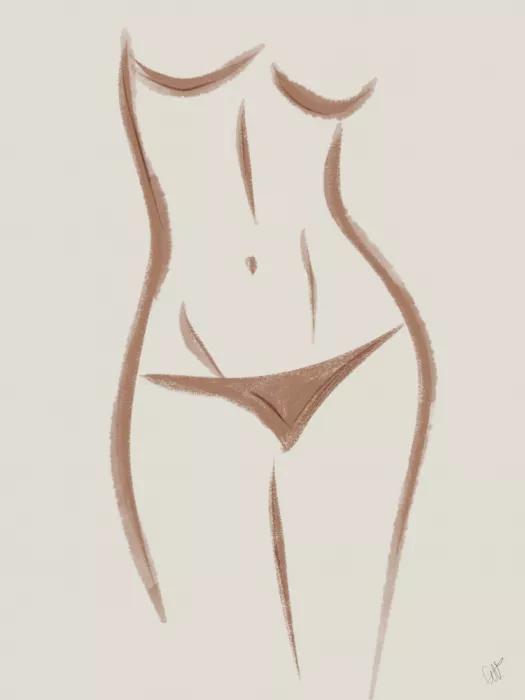 Volfova, Anne-Marie: Žena 4 - Pantone 2025 Mocha Mousse
