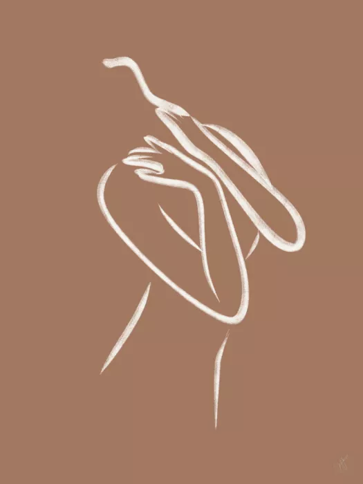 Volfova, Anne-Marie: Femme 2 - Pantone 2025 Mocha Mousse