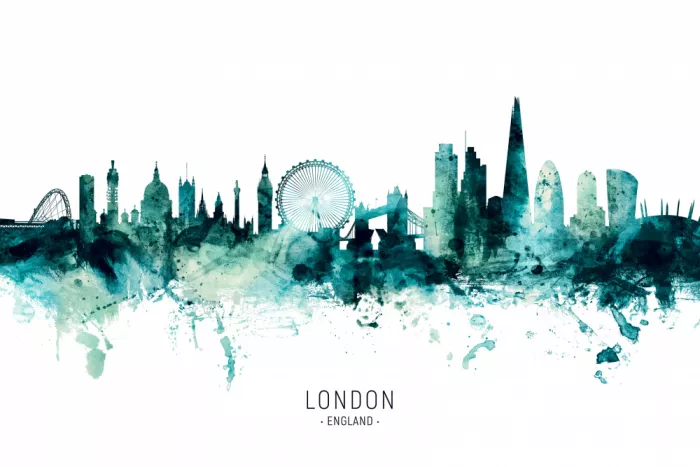 Tompsett, Michael: Londoner Skyline England