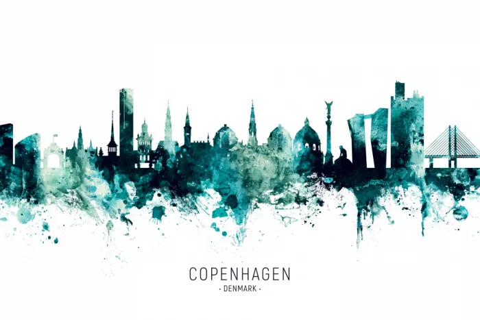 Tompsett, Michael: Copenhagen Denmark Skyline