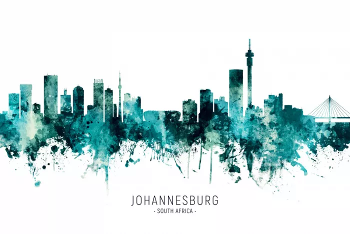 Tompsett, Michael: Johannesburg Südafrika Skyline