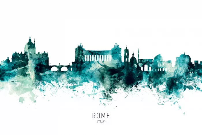 Tompsett, Michael: Skyline Rome Italie