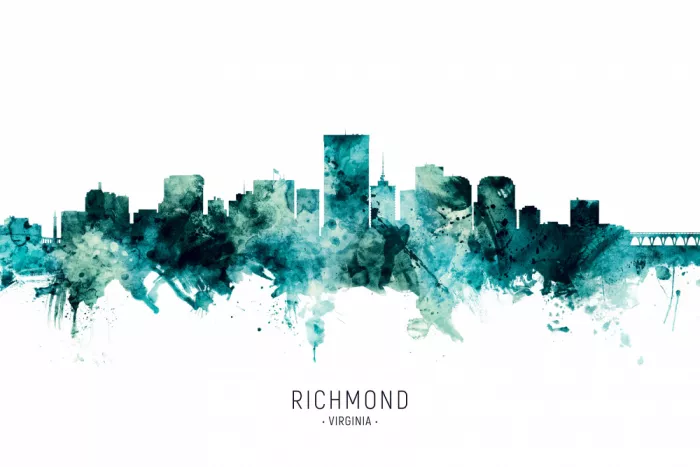 Tompsett, Michael: Richmond Virginia Skyline