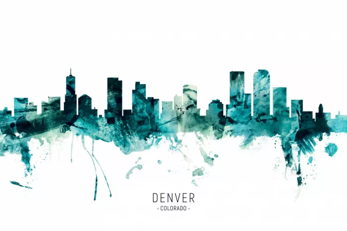 Tompsett, Michael: Denver Colorado Skyline