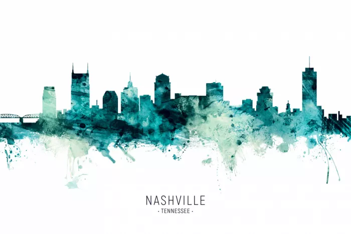 Tompsett, Michael: Silueta Nashvillu Tennessee