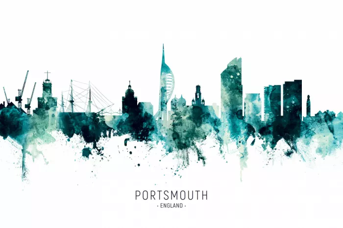 Tompsett, Michael: Portsmouth England Skyline