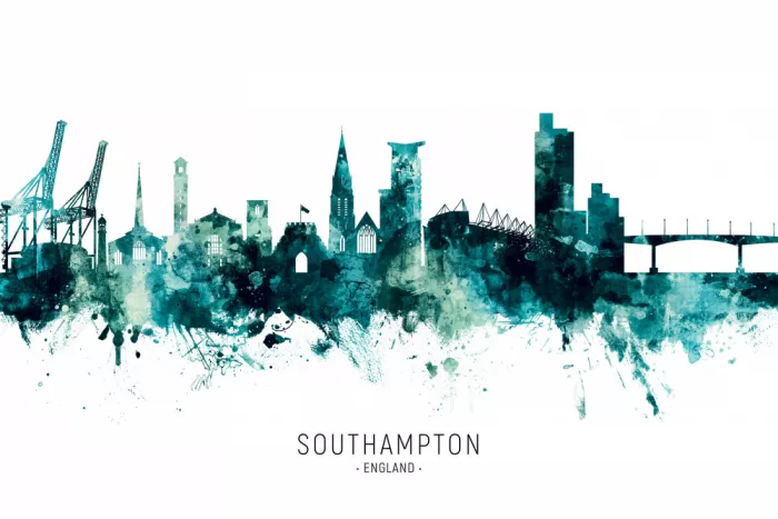 Tompsett, Michael: Southampton England Skyline