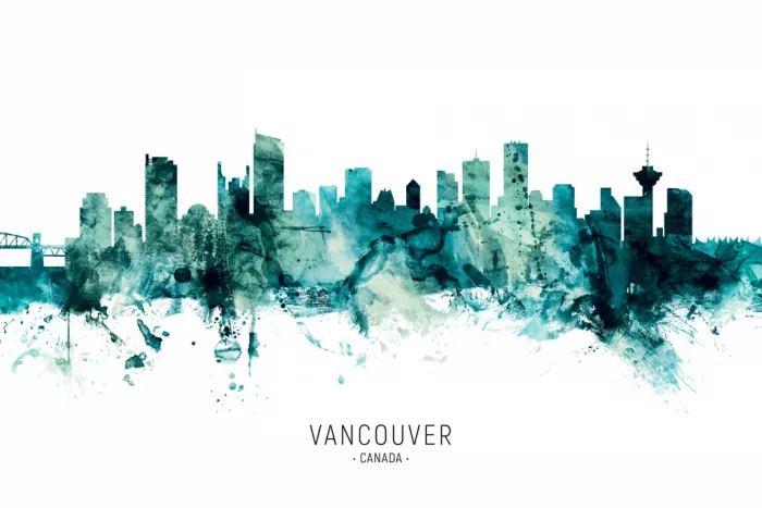 Tompsett, Michael: Vancouver Canada Skyline