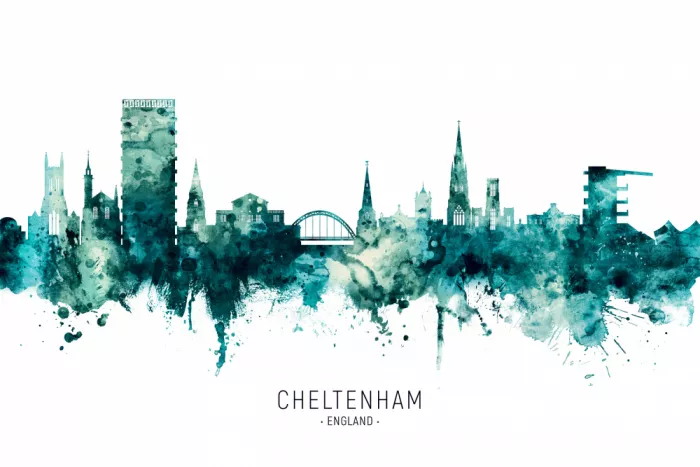 Tompsett, Michael: Cheltenham England Skyline