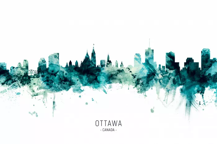 Tompsett, Michael: Silueta Vancouveru Kanada