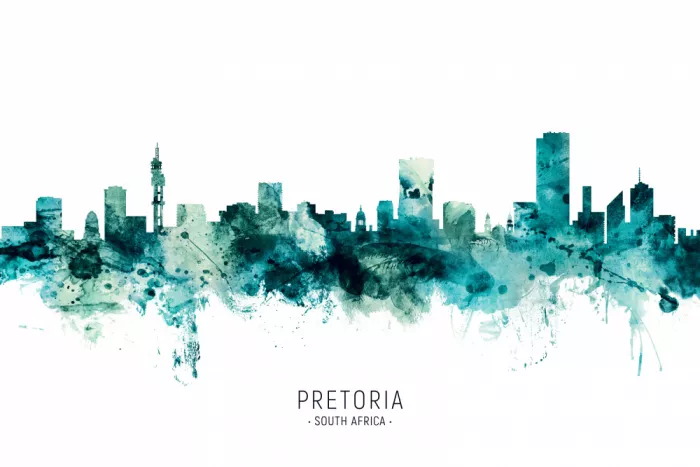 Tompsett, Michael: Pretoria Jihoafrická Republika - Silueta města