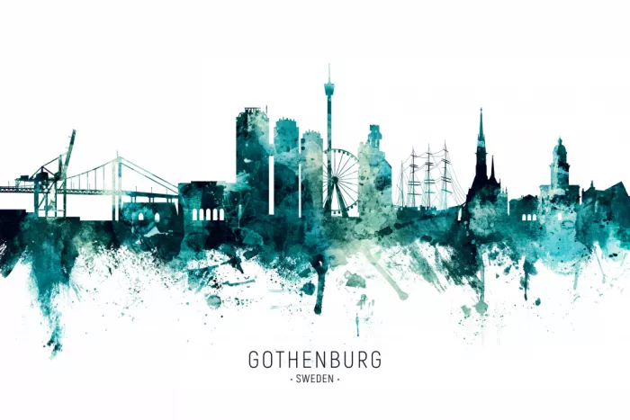 Tompsett, Michael: Göteborgs Skyline, Schweden