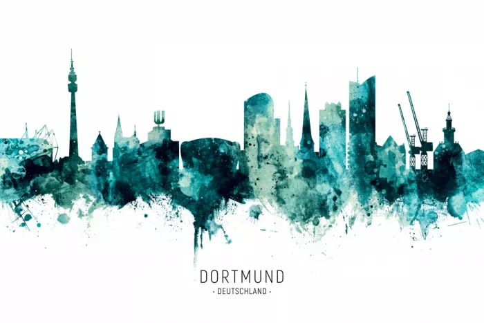 Tompsett, Michael: Dortmund Deutschland Skyline