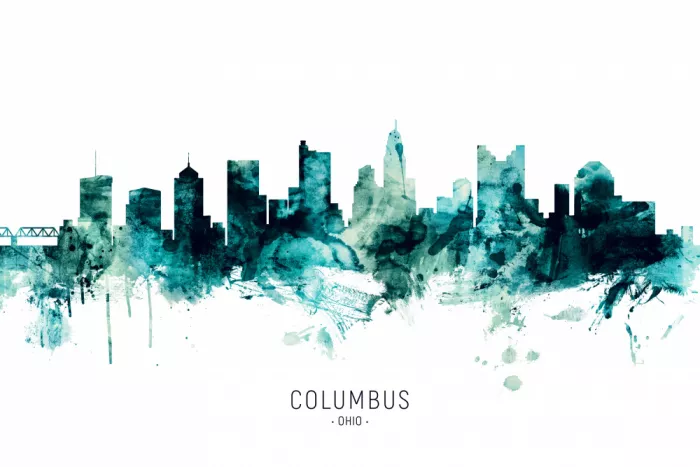 Tompsett, Michael: Columbus Ohio Skyline
