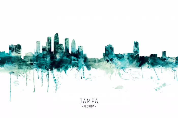 Tompsett, Michael: Tampa Florida Skyline