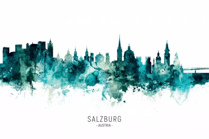 Tompsett, Michael: Salzburg Rakousko Silueta
