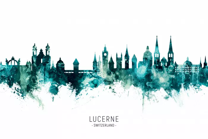 Tompsett, Michael: Luzern Schweiz Luzern Skyline