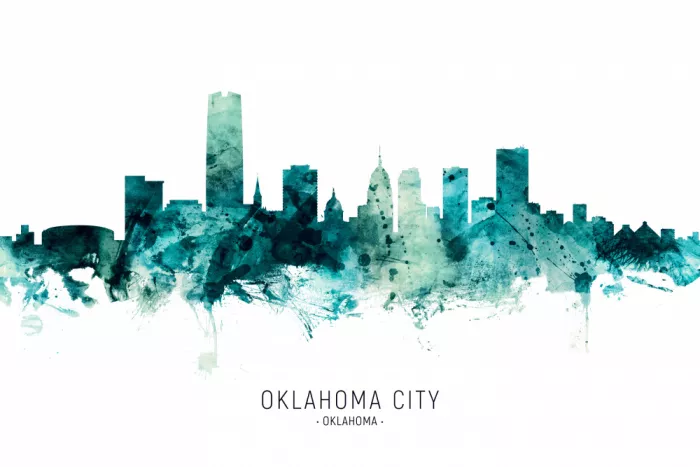 Tompsett, Michael: Oklahoma City Skyline