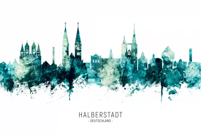 Tompsett, Michael: Halberstadt Germany Skyline
