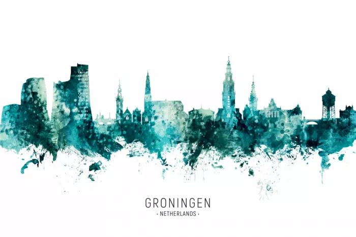 Tompsett, Michael: Groningen Niederlande Skyline