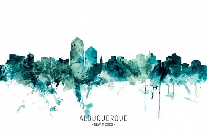 Tompsett, Michael: Albuquerque New Mexico Skyline