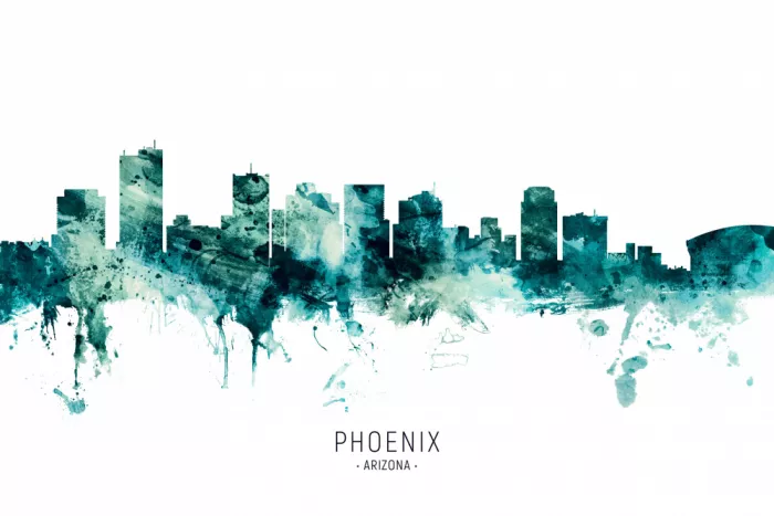 Tompsett, Michael: Phoenix Arizona Skyline