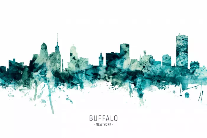 Tompsett, Michael: Buffalo New York Skyline